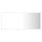 vidaXL LED Bathroom Mirror White 90x8.5x37 cm Acrylic