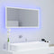 vidaXL LED Bathroom Mirror White 90x8.5x37 cm Acrylic