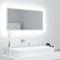 vidaXL LED Bathroom Mirror White 90x8.5x37 cm Acrylic