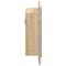 vidaXL LED Bathroom Mirror Cabinet Sonoma Oak 40x12x45 cm Acrylic