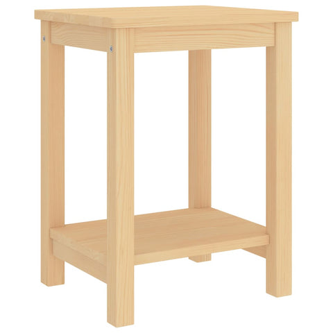 vidaXL Bedside Cabinet Light Wood 35x30x47 cm Solid Pinewood
