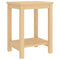 vidaXL Bedside Cabinet Light Wood 35x30x47 cm Solid Pinewood