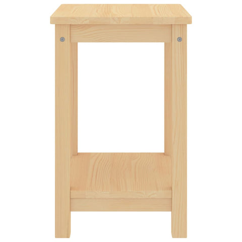 vidaXL Bedside Cabinet Light Wood 35x30x47 cm Solid Pinewood