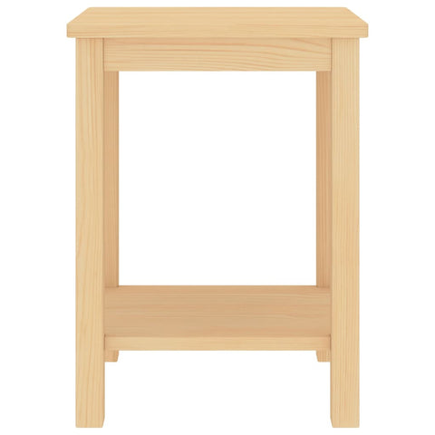 vidaXL Bedside Cabinet Light Wood 35x30x47 cm Solid Pinewood