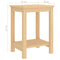 vidaXL Bedside Cabinet Light Wood 35x30x47 cm Solid Pinewood