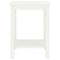 vidaXL Bedside Cabinet White 35x30x47 cm Solid Pinewood