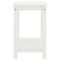 vidaXL Bedside Cabinet White 35x30x47 cm Solid Pinewood