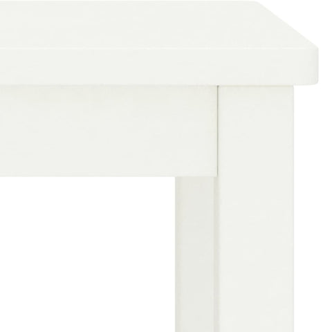 vidaXL Bedside Cabinet White 35x30x47 cm Solid Pinewood