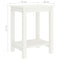 vidaXL Bedside Cabinet White 35x30x47 cm Solid Pinewood