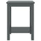 vidaXL Bedside Cabinet Dark Grey 35x30x47 cm Solid Pinewood