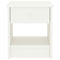 vidaXL Bedside Cabinet White 35x30x40 cm Solid Pinewood