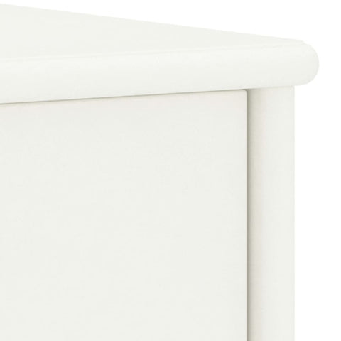 vidaXL Bedside Cabinet White 35x30x40 cm Solid Pinewood