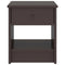 vidaXL Bedside Cabinet Dark Brown 35x30x40 cm Solid Pinewood