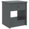 vidaXL Bedside Cabinet Dark Grey 35x30x40 cm Solid Pinewood