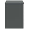 vidaXL Bedside Cabinet Dark Grey 35x30x40 cm Solid Pinewood