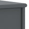 vidaXL Bedside Cabinet Dark Grey 35x30x40 cm Solid Pinewood