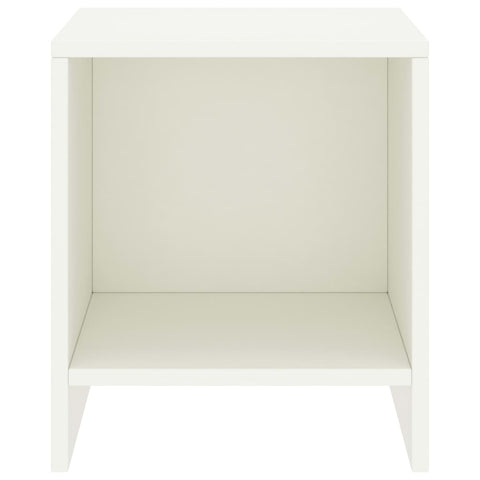 vidaXL Bedside Cabinet White 35x30x40 cm Solid Pinewood