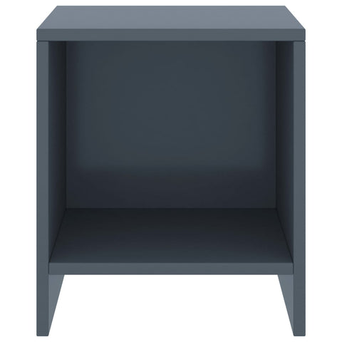 vidaXL Bedside Cabinet Light Grey 35x30x40 cm Solid Pinewood