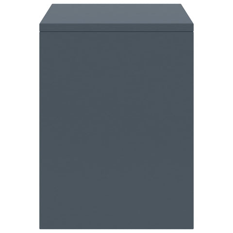 vidaXL Bedside Cabinet Light Grey 35x30x40 cm Solid Pinewood