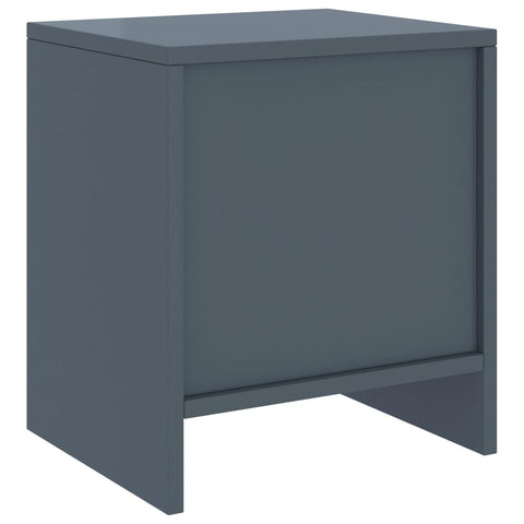 vidaXL Bedside Cabinet Light Grey 35x30x40 cm Solid Pinewood