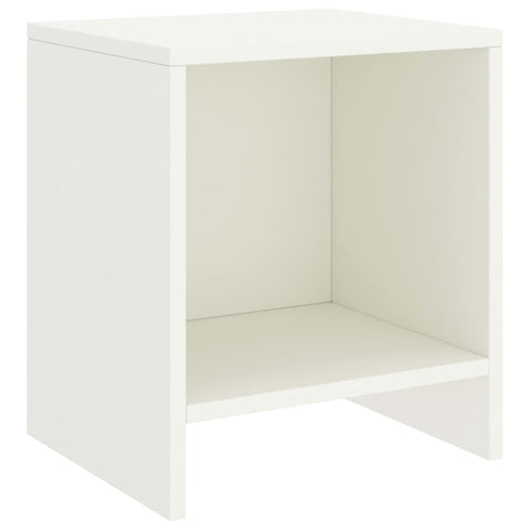 vidaXL Bedside Cabinets 2 pcs White 35x30x40 cm Solid Pinewood