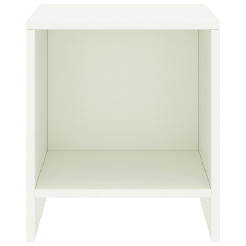vidaXL Bedside Cabinets 2 pcs White 35x30x40 cm Solid Pinewood
