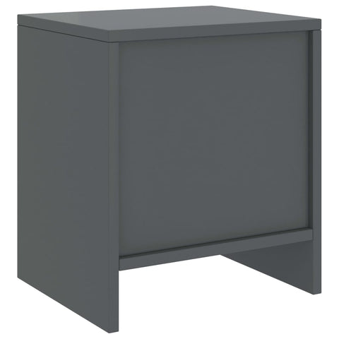 vidaXL Bedside Cabinets 2 pcs Dark Grey 35x30x40 cm Solid Pinewood