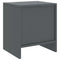 vidaXL Bedside Cabinets 2 pcs Dark Grey 35x30x40 cm Solid Pinewood