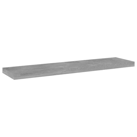 vidaXL Bookshelf Boards 4 pcs Concrete Grey 40x10x1.5 cm Engineered Wood