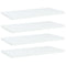 vidaXL Bookshelf Boards 4 pcs White 40x20x1.5 cm Engineered Wood