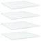 vidaXL Bookshelf Boards 4 pcs White 40x40x1.5 cm Engineered Wood