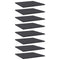 vidaXL Bookshelf Boards 8 pcs Grey 40x40x1.5 cm Engineered Wood