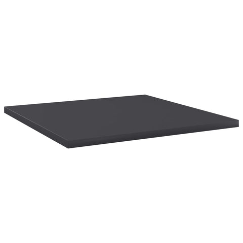 vidaXL Bookshelf Boards 8 pcs Grey 40x40x1.5 cm Engineered Wood