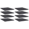 vidaXL Bookshelf Boards 8 pcs Grey 40x50x1.5 cm Engineered Wood