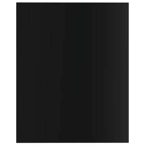 vidaXL Bookshelf Boards 8 pcs High Gloss Black 40x50x1.5 cm Engineered Wood