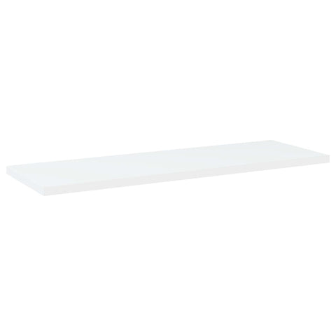 vidaXL Bookshelf Boards 4 pcs White 60x20x1.5 cm Engineered Wood