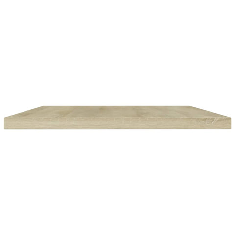 vidaXL Bookshelf Boards 4 pcs Sonoma Oak 60x20x1.5 cm Engineered Wood