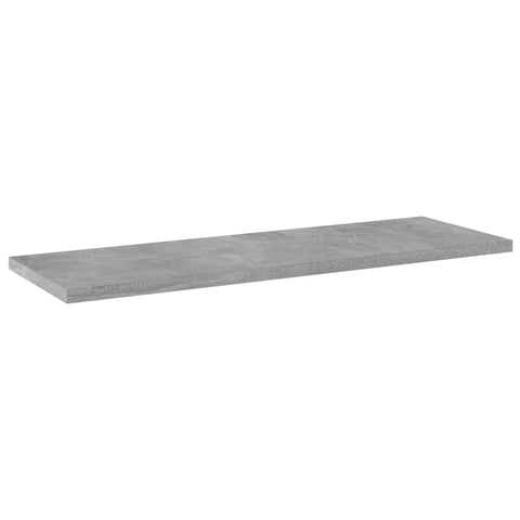 vidaXL Bookshelf Boards 4 pcs Concrete Grey 60x20x1.5 cm Engineered Wood