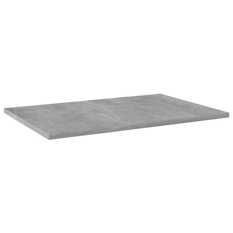 vidaXL Bookshelf Boards 4 pcs Concrete Grey 60x40x1.5 cm Engineered Wood