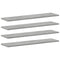 vidaXL Bookshelf Boards 4 pcs Concrete Grey 80x20x1.5 cm Engineered Wood