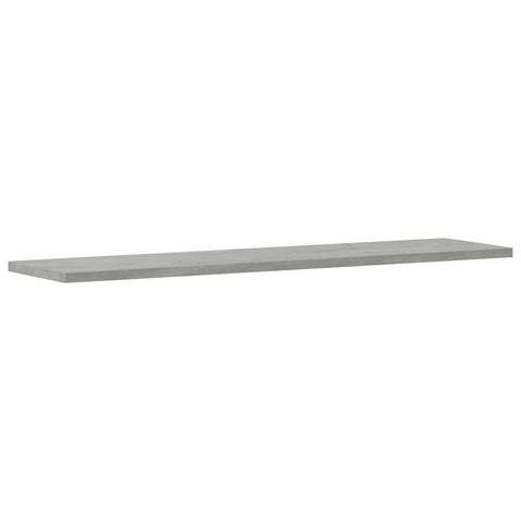 vidaXL Bookshelf Boards 4 pcs Concrete Grey 80x20x1.5 cm Engineered Wood