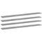 vidaXL Bookshelf Boards 4 pcs Concrete Grey 100x10x1.5 cm Engineered Wood