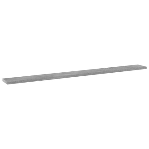 vidaXL Bookshelf Boards 4 pcs Concrete Grey 100x10x1.5 cm Engineered Wood