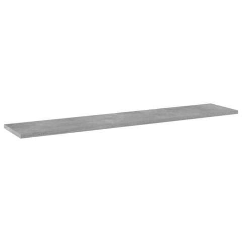 vidaXL Bookshelf Boards 4 pcs Concrete Grey 100x20x1.5 cm Engineered Wood