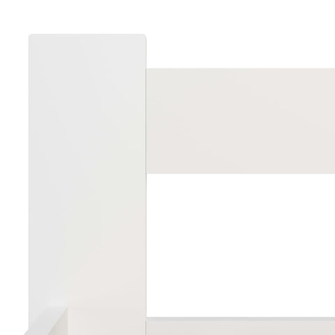 vidaXL Bed Frame without Mattress White Solid Pine Wood 200x200 cm
