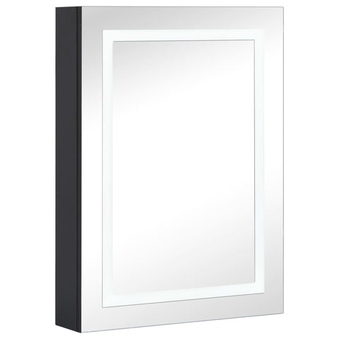 vidaXL LED Bathroom Mirror Cabinet 50x13x70 cm