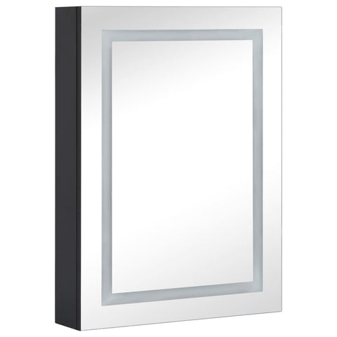vidaXL LED Bathroom Mirror Cabinet 50x13x70 cm