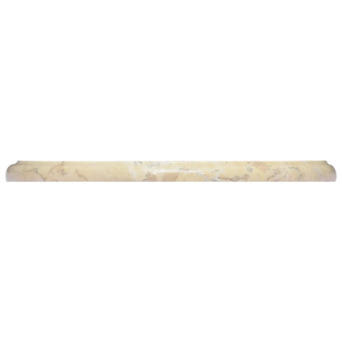 vidaXL Table Top Cream Ø40x2.5 cm Marble