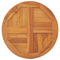 vidaXL Table Top Solid Teak Wood Round 2.5 cm 50 cm