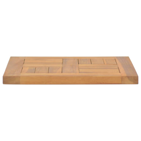 vidaXL Square Table Top 40x40x2.5 cm Solid Wood Teak